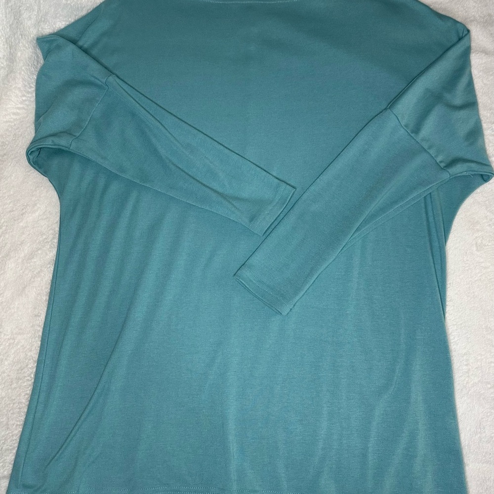 Amazon Fitted Blue Long Sleeve Tunic
